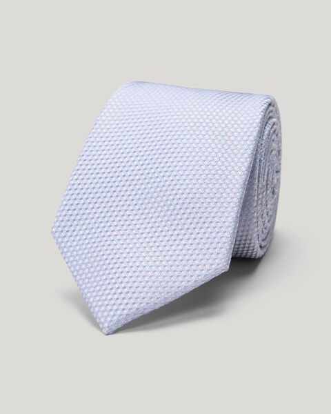 Silk Textured Two-tone Tie, Blue, hi-res